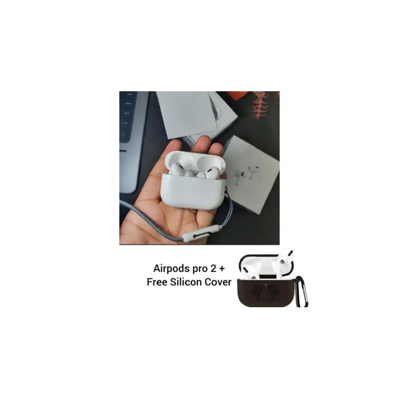 Airpods Pro 2nd Generation ANC + free Silicon Cover - Buy Now